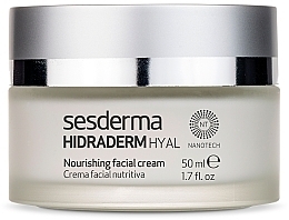 Живильний крем для обличчя - SesDerma Laboratories Hidraderm Hyal Nourishing Facial Сream — фото N1