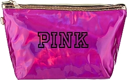 Косметичка водонепроницаемая блестящая "PINK", фиолетовая - Cosmo Shop — фото N1
