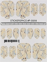 Духи, Парфюмерия, косметика Дизайнерские наклейки для педикюра "Wraps P-00018" - StickersSpace