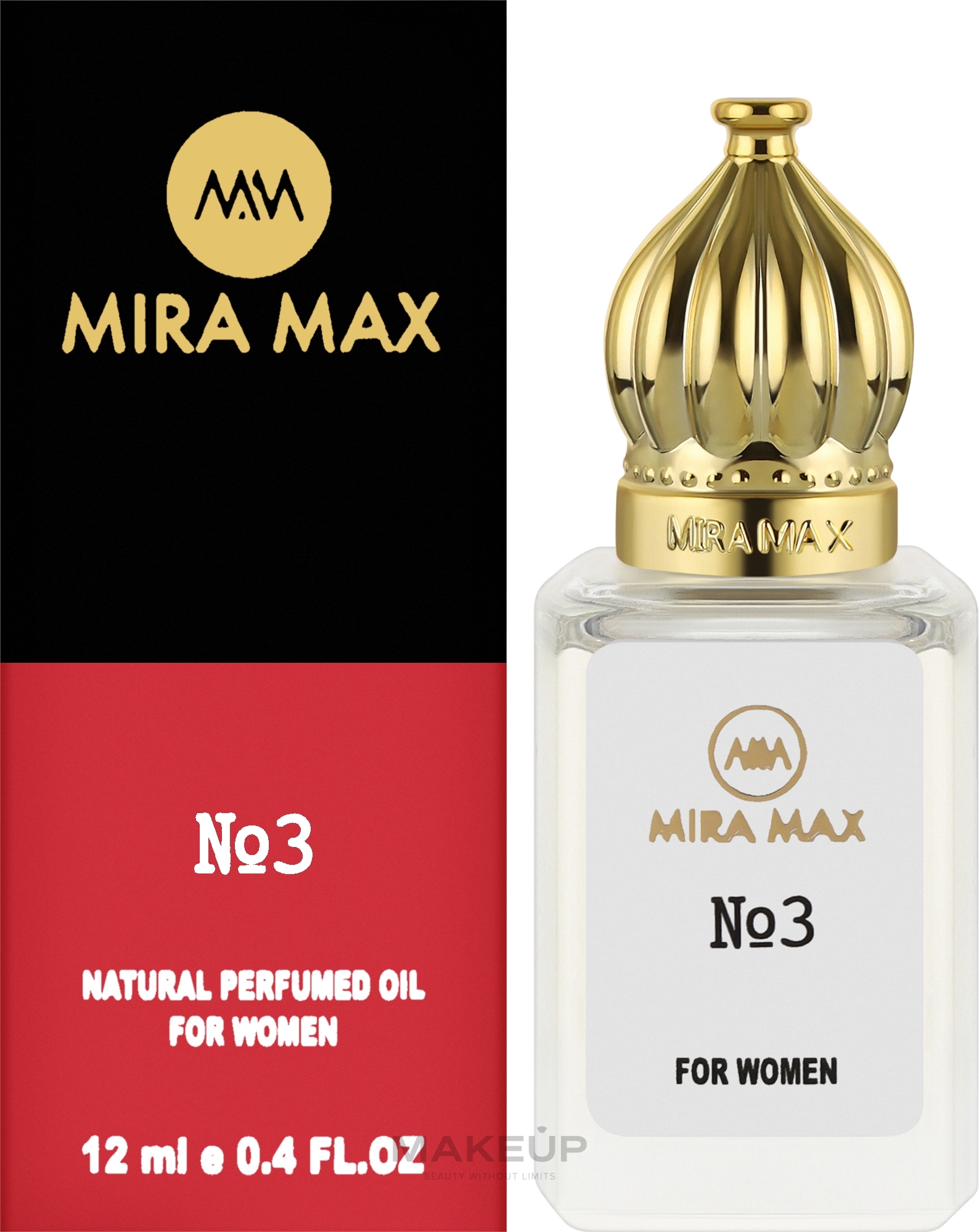 Mira Max №3 - Парфумована олія для жінок — фото 12ml