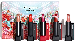 Духи, Парфюмерия, косметика Набор - Shiseido Modern Matte Powder Lipstick Expressive Miniset Lote (lipstick/5x2.5g)