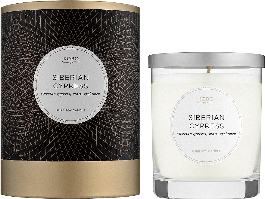Kobo Siberian Cypress - Ароматическая свеча — фото N2