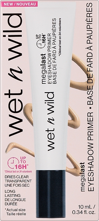 Праймер під тіні для повік - Wet N Wild Megalast Eyeshadow Primer — фото N2