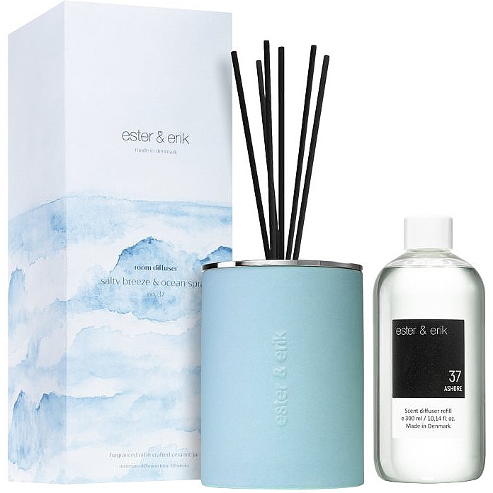 Аромадифузор "Солоний бриз і бризки океану" - Ester & Erik Room Diffuser Salty Breeze & Ocean Spray № 37 — фото N1