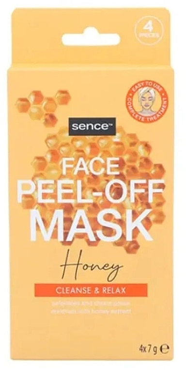 Маска-пленка для лица "Мед" - Sence Facial Peel-Off Mask Honey — фото N1