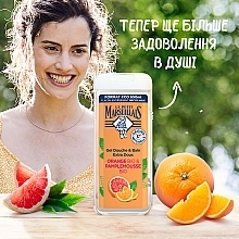 Гель для душу "Апельсин і грейпфрут" - Le Petit Marseillais Orange Bio & Pamplemousse — фото N3