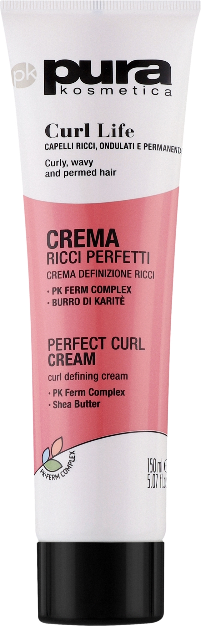 Крем для волосся - Pura Kosmetica Curl Life Cream — фото 150ml