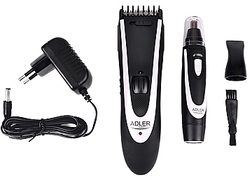 Машинка для підстригання волосся, для носа та вух - Adler AD-2822 — фото N1