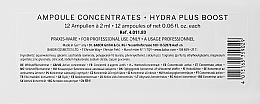 Зволожувальні ампули для сухої та пошкодженої шкіри - Babor Ampoule Concentrates Hydra Plus — фото N4