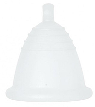 Менструальная чаша с шариком, размер S, прозрачная - MeLuna Sport Shorty Menstrual Cup Ball — фото N1