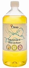 Масажна олія для тіла "White Lily Flower" - Verana Body Massage Oil — фото N3