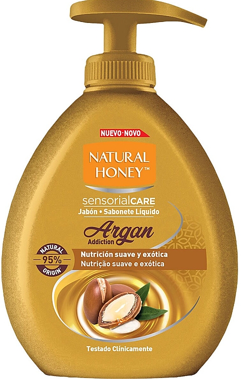 Жидкое мыло для рук "Аргана" - Natural Honey Sensorial Care Argan Addiction — фото N1
