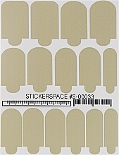 Дизайнерські наклейки для нігтів "Wraps S-00033" - StickersSpace — фото N1