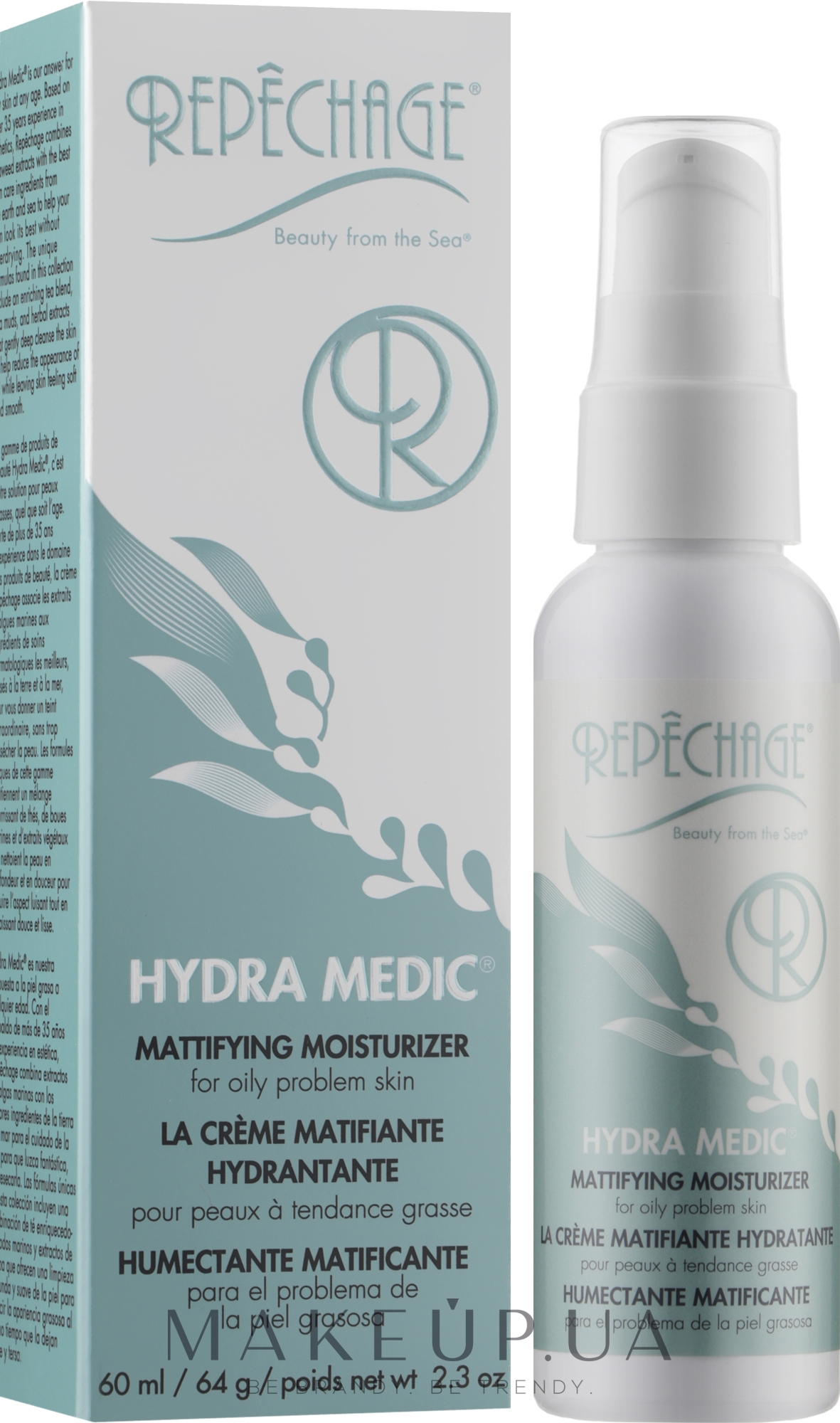Матувальний крем для обличчя - Repechage Hydra Medic Mattifying Moisturizer — фото 60ml