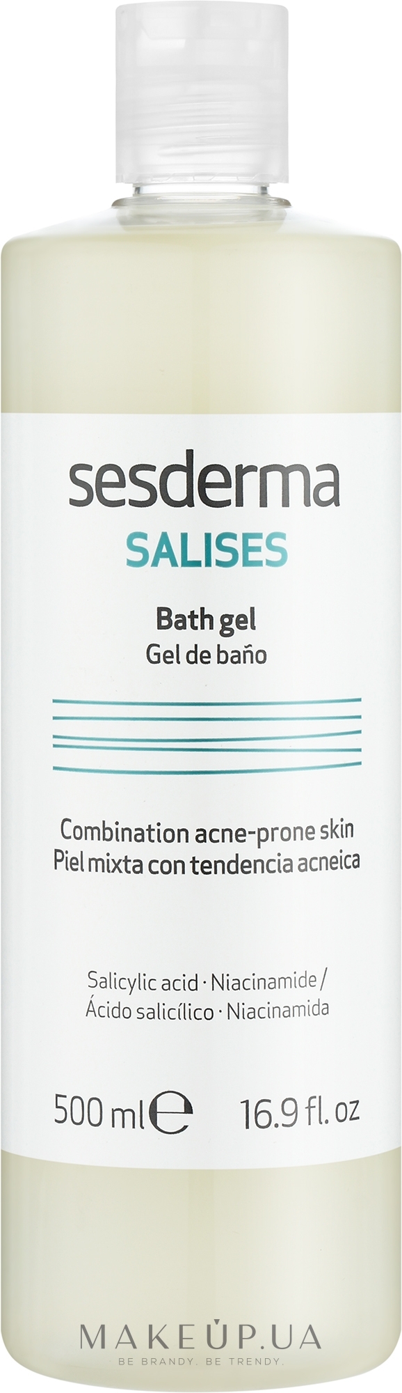 Гель для душу - SesDerma Laboratories Salises Bath Gel — фото 500ml