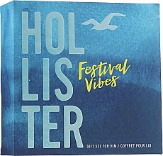 Парфумерія, косметика Hollister Festival Vibes For Him - Набір (edt/50ml + h/b/wash/100ml)