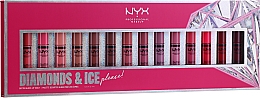 Парфумерія, косметика Набір - NYX Professional Makeup Diamonds & Ise (lip gloss/14х8ml)