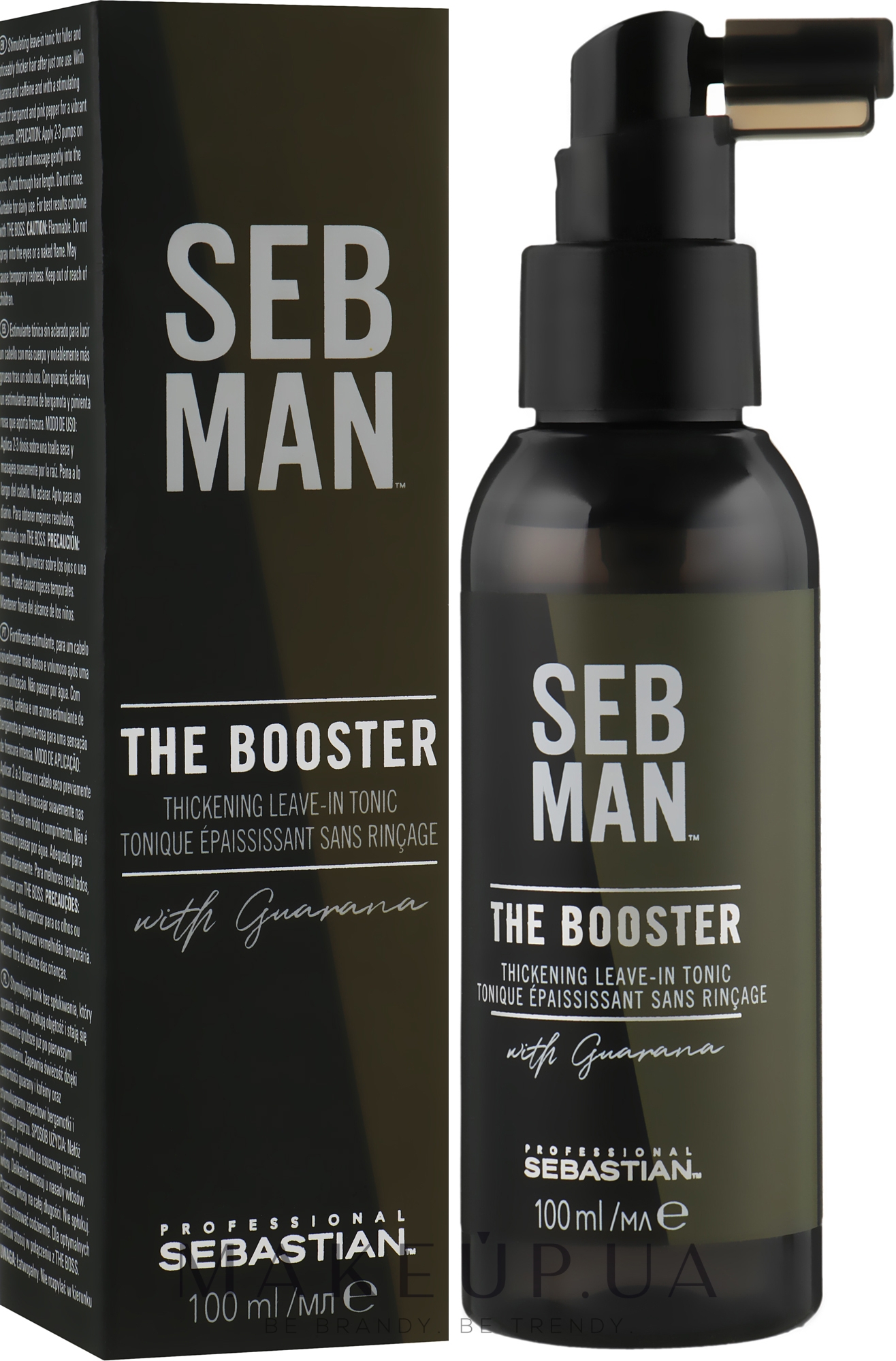 Незмивний тонік для густоти волосся - Sebastian Professional Seb Man The Booster Tonic — фото 100ml