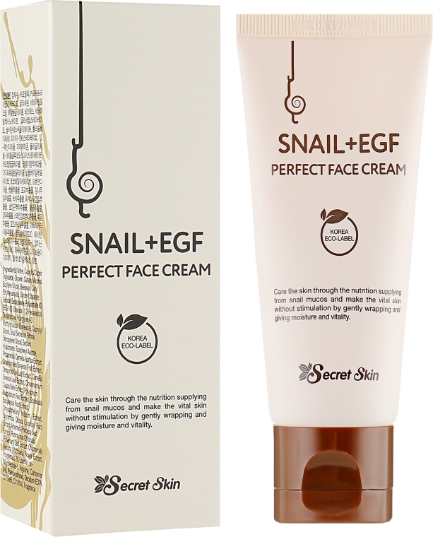 Крем для лица с экстрактом улитки - Secret Skin Snail Perfect Face Cream