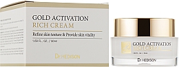 Крем с коллоидным золотом - Dr.Hedison Gold Activation Rich Cream — фото N2