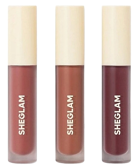 Набір - Sheglam Matte Allure Mini Liquid Lipstick Set Feel Real (lipstick/2,3gx3) — фото N1