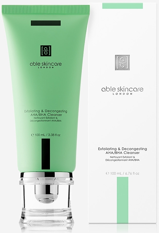 Очищающее средство для лица - Able Skincare City Shield+ Aha/Bha Exfoliating And Decongesting Cleanser — фото N1