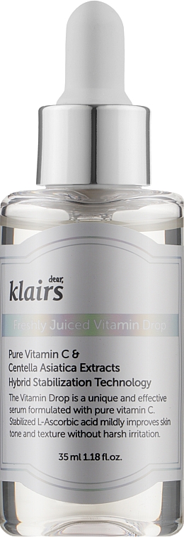 Витаминная сыворотка - Klairs Freshly Juiced Vitamin Drop — фото N1
