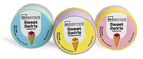 Набір - IDC Institute Sweet Swirls Lip Trio (l/scrub/20ml + l/balm/20ml + l/butter/20ml) — фото N2