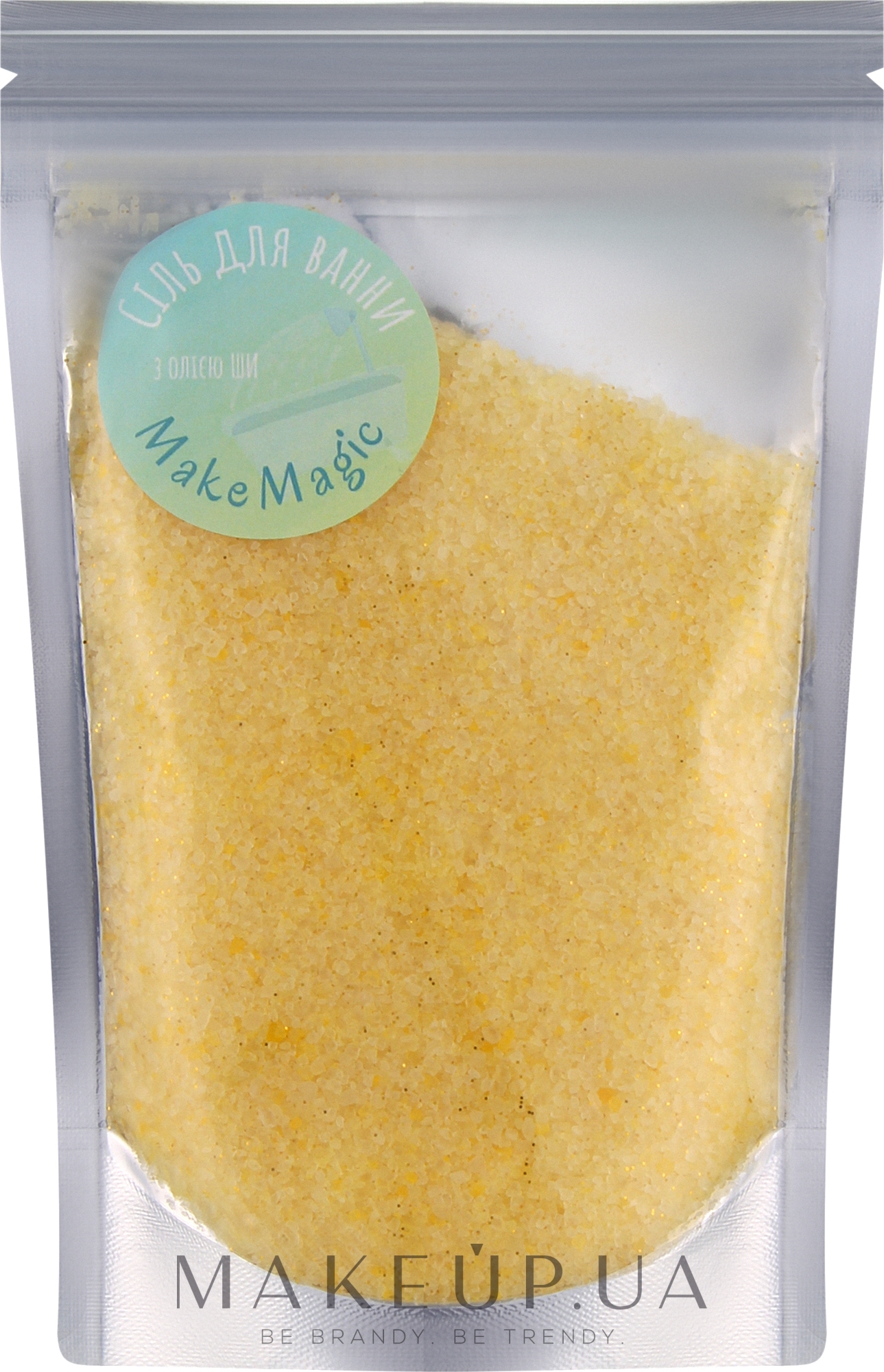 Соль для ванны с шимером и маслом кокоса "Ананас" - Makemagic Bath Salt — фото 330g