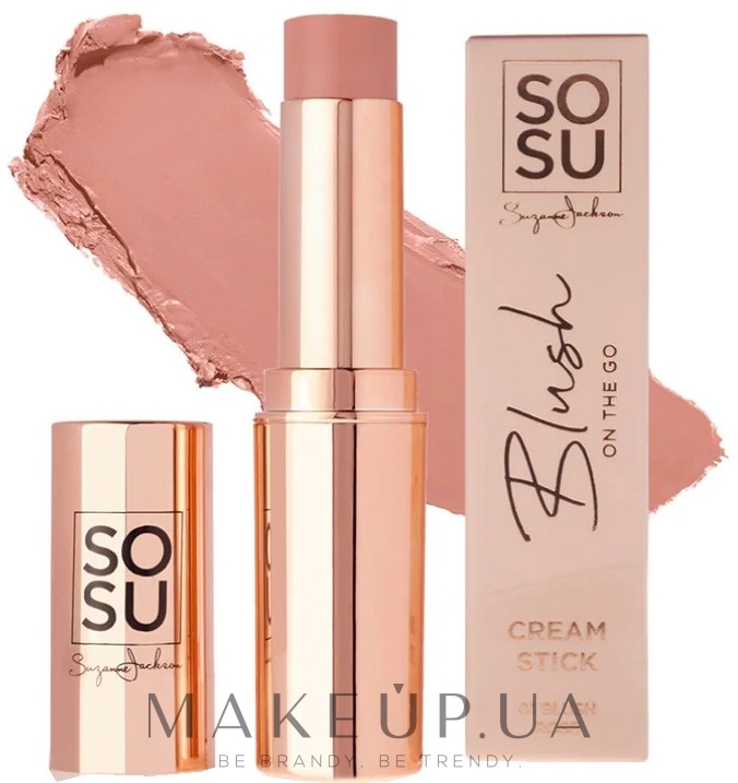 Румяна в стике для лица - Sosu Cosmetics Blush On The Go Cream Stick — фото 01 - Blush Rose