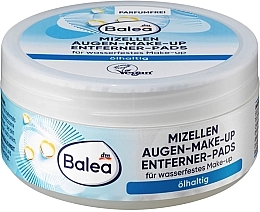 Очищувальні ватяні диски - Balea BaleaMizellen Augen-Make-up Entferner-Pads — фото N1