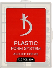 Верхні аркові форми для моделювання нігтів - Kodi Professional Arched Forms — фото N1