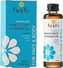 Олія для шкіри, волосся та нігтів - Fushi Really Good Vitamin E Skin Oil — фото N1