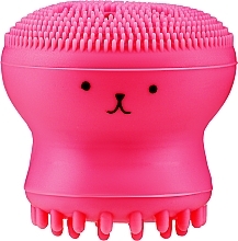 Парфумерія, косметика Силіконова щіточка для очищення пор, рожева - Reclaire Exfoliating Jellyfish Silicone Brush