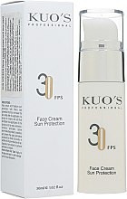 Парфумерія, косметика Крем сонцезахисний для обличчя - Kuo's Sunscreen Face Cream Sun Protection SPF 30