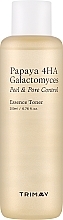 Відлущувальна тонер-есенція з ензимами - Trimay Papaya 4HA Galactomyces Peel & Pore Control Toner — фото N1