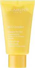 Живильна маска з олією манго для обличчя - Clarins SOS Comfort Nourishing Balm Mask With Wild Mango Butter — фото N2