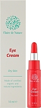Крем для сухой кожи вокруг глаз - Claire de Nature Eye Cream For Dry Skin — фото N2