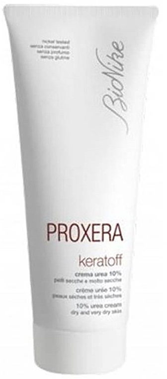 Крем для сухой и очень сухой кожи - BioNike Proxera Keratoff 10% Urea Cream — фото N1