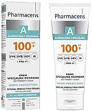 Парфумерія, косметика Сонцезахисний крем для обличчя - Pharmaceris A Medic Protection Special Protection Cream SPF 100+ *