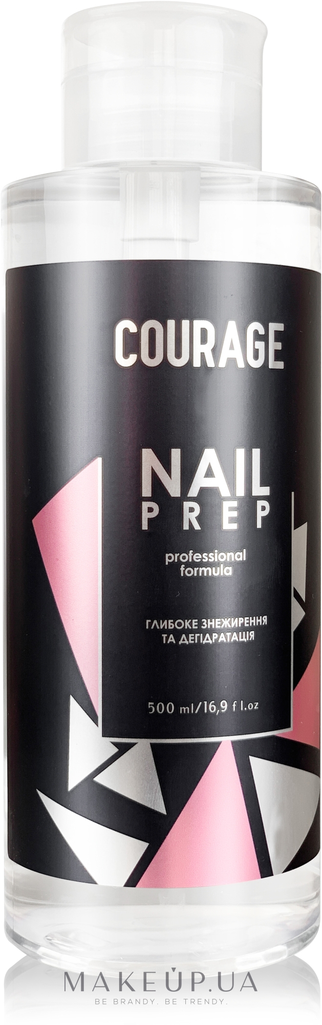 Знежирювач для нігтів - Courage Nail Prep — фото 500ml