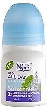 Духи, Парфюмерия, косметика Шариковый дезодорант с шалфеем - Natur Vital Sensitive Deo All Day