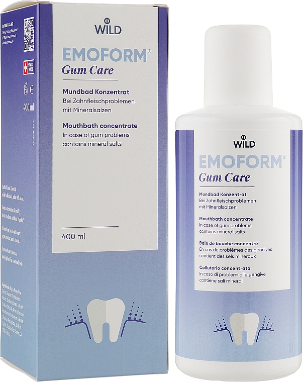 Ополаскиватель для полости рта с минеральными солями, концентрат - Dr. Wild Emoform Mouthbath Concentrate — фото N4