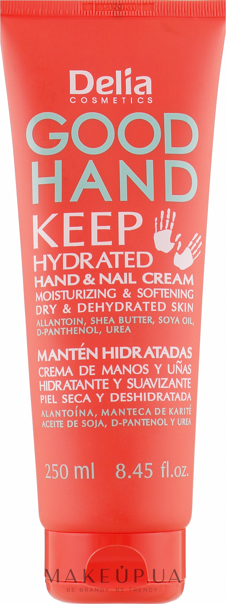 Крем для рук і нігтів "Зволожувальний" - Delia Cosmetics Good Hand Keep Hydrated Hand And Nail Cream — фото 250ml