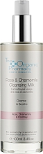 Очищающее молочко для чувствительной кожи лица - The Organic Pharmacy Rose & Chamomile Cleansing Milk — фото N1