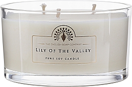 Ароматическая свеча - The English Soap Company Lily Of The Valley Triple Wick Candle — фото N1