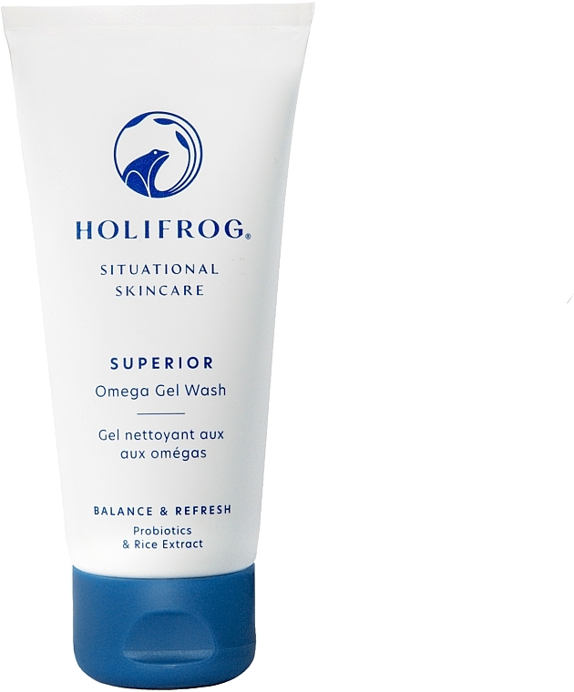 Гель питательный для умывания с пробиотиками - HoliFrog Superior Omega Gel Wash — фото N1