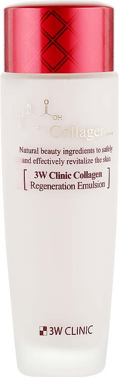 Регенерирующая эмульсия для лица с коллагеном - 3W Clinic Collagen Regeneration Emulsion — фото N1