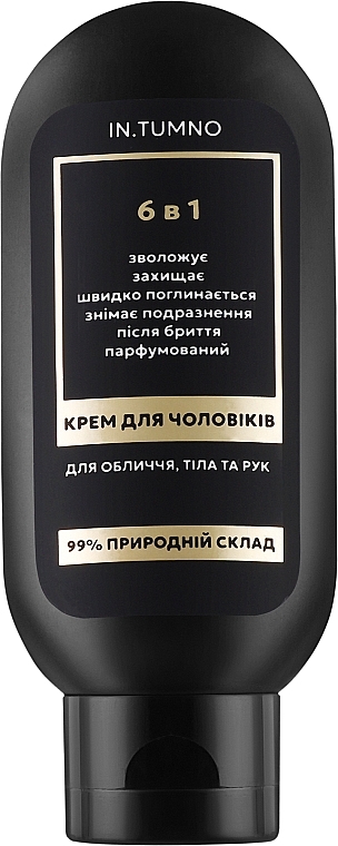 Чоловічий крем 6 в 1 для обличчя, тіла, рук - In. Tumno