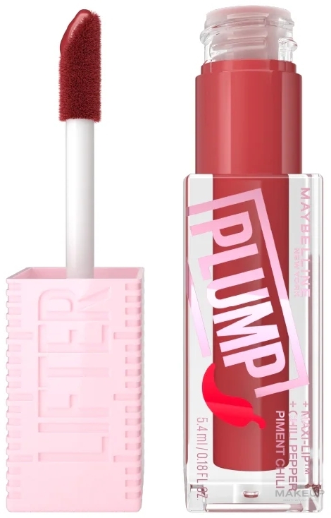 Блиск для губ із перцем чилі - Maybelline New York Plump Lip Gloss — фото 006 - Hot Chili